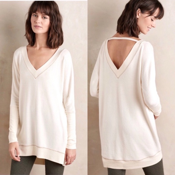Anthropologie Sweaters - Saturday Sunday Anthropologie Matin V Neck Back